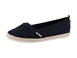 Tom Tailor Damen 7490090004 Flacher Slipper, Navy, 42 EU