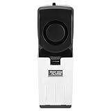 CHICIRIS 120 DB Türstoppalarm, Hohe Sirene, Tragbar, Heimbüro, Einbruchalarm, Schwarz, Silber,