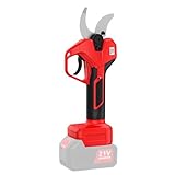 Jiawu Tragbare Kabellose Gartenschere, Starke Schnittkraft für die Gartenarbeit, Elektrische Baumschere, Passend für, mit LCD-Display für Große Ranches