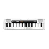 Casio CT-S200WE CASIOTONE Keyboard mit 61 Standardtasten und Begleitautomatik, weiß