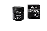 Hagerty Silver Clean Schmucktauchbad für Silberschmuck und versilbertem Schmuck 170ml I Effektiver Schmuckreiniger I Silberschmuck-Reinigungsbad für erneuerten Glanz I mit Korb