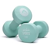 Apollo Hantel Set Kurzhantel | 2 Hanteln | 2x4kg Hantelset | Gewichte für Krafttraining | Kurzhanteln 2er Set | Fitness Hanteln für Frauen & Männer | Dumbbells | Hanteln 4kg | Hantel Gewichte