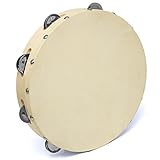 Tiger TAM91-08 Tambourin mit Naturfell - 8'