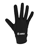 JAKO Unisex Feldspielerhandschuhe Funktion, Schwarz, 11