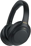 Sony WH-1000XM4 kabellose Bluetooth Noise Cancelling Kopfhörer (30h Akku, Touch Sensor, Headphones Connect App, Schnellladefunktion, optimiert für Amazon Alexa, Headset mit Mikrofon) Schwarz