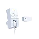 PROTECTOR Kabellose Dunstabzugssteuerung ASK-5020 – Fensterkontaktschalter für Dunstabzugshauben – Neuer batterieloser kinetischer Sender – Kein Magnet – 100 m Funkreichweite