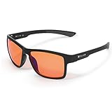 BlueX EVO • Gaming Brille TR90 Super Leicht - Brille Mit blaulichtfilter 100% - Anti-Blaulicht-Bildschirm für Gamer PCs und Büro (Herren - Damen) - Computerbrill - Biohacking - Anti Müdigkeit