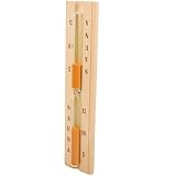 NUOBESTY Holz Sanduhr Minuten Sauna Timer Robustes Glas mit Holzrahmen Dekorativer Sauna Raum Timer für Trocken Dampfsauna Vielseitiger Sauna erinnerungswecker Handwerklich Verarbeitet