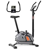 ISE Ergometer Heimtrainer Fahrrad Fitness Bike mit LCD-Monitor, Magnetbremssystem, Hometrainer Fahrrad, Magnetisches Fahrradtrainer, verstellbare Widertandstufen