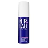Nip+Fab RETINOL FIX SERUM 3% - High-Performance, Time-Release Serum with Encapsulated Pure Retinol, Bakuchiol, and Peptide Complex to Target Fine Lines, Wrinkles, and Skin Tone, 50ml