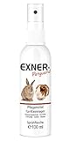 Exner Petguard Tierpflege für Nagetiere - Pflegemittel bei Juckreiz, Haarausfall, Entzündung, Parasiten, Räude, Milben & Pilzbefall - biologisch & natürlich - 100 ml Sprühflasche