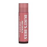 Burt´s Bees Tinted Lip Balm Red Dahlia (gefärbter Lippenpflegestift, in neutralem Farbton, sehr dezent, Lippenbalsam, Pflege, natürliche Inhaltsstoffe) 501102
