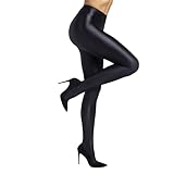Gatta Black BRILLANT Strumpfhose - schwarz, blickdicht, glänzend, schlankmachend, elegant, langlebig, elastisch, super Qualität, ultra modisch, schlankmachend, komfortabel (M)