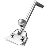 PURPLEBIRD Grill Schaber für Flachgrills mit 6-Zoll-Edelstahlklinge & Ergonomischem Aluminiumgriff Grillschaber für Gastronomie, Haushalt und Gewerbe,Geschenke für Männer und Frauen