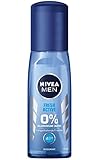 NIVEA MEN Fresh Active Deo Zerstäuber (1 x 75ml), Deo ohne Aluminium mit wertvollen Meeresextrakten, Deodorant mit 48h Schutz pflegt die Haut