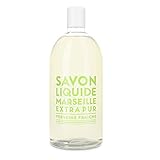 Compagnie de Provence® Flüssigseife Fresh Verbena 1l | Nachfüllgröße | Noten von frischem, zitronigem Eisenkraut | sanft, effektiv und herrlich erfrischend