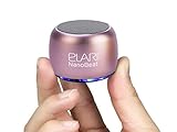 Elari NanoBeat - Tragbarer Mini Bluetooth Lautsprecher mit Mikrofon Bluetooth Box Kabellos Laute Musik, Robustes Metallgehäuse, LED-Licht, 5-Stunden-Spielzeit (Rosa)