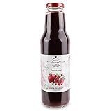Bio Granatapfelsaft - 100% naturtrüber Direktsaft - 12 x 750 ml - aus reiner Kernpressung