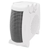 Heizlüfter - Elektroheizung - Heizlüfter - Zusatzheizung - Einstellbarer Thermostat - 2 Heizstufen - Kühlfunktion - 2000 W - Boman HL 1095 CB