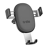 SBS Gravity Automatic Closure Handyhalterung, Auto-Telefonhalterung für Lüftungsschlitze, einhändige Benutzung für iPhone, Samsung, Xiaomi, Oppo