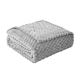 Good Nite Kuscheldecke Flauschig Decke 150 x 200 cm Tagesdecke Weich Mikrofase Sofadeck Wohndecke Warme Fleecedecke für Sofa und Bett Schlafzimmer Büro Grau