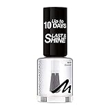 Manhattan Last und Shine Nagellack, Nr.10 Clear, 1er Pack (1 X 8 ml)