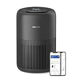 Philips Luftreiniger 900 Serie, HEPA NanoProtect + Aktivkohlefilter, CADR 250m³/h für 65m² Allergiker, leise, intelligent und energieeffizient (AC0951/13), Schwarz