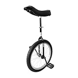 Green Slide Einrad, 45,7 cm, Produktreihe Nova Schwarz, Lernen (runde Gabel), Felge, Aluminium, bequemer Sattel verstellbar mit Griff