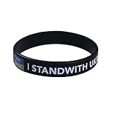 Diarypiece Gelb-Blau-Schwarz-Armband I Ständer mit Ukraine-Armband Souvenirs