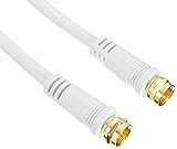 Sonero SAT Kabel, Class A, F Stecker/F Stecker, 2,00m, weiß