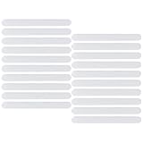 DECOMELODY 20 Stück Anti Rutsch Aufkleber Badewanne Selbstklebend rutschfest Transparent Bad Dusche Treppen Sicherheitsstreifen