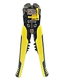 Hydraulische Crimpzange - Multifunktionale Abisolierzange und Kabelschneider, automatische Zange für Klemmen 0,2-6,0 mm², vielseitige Abisolierwerkzeuge