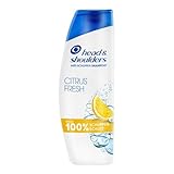 Head & Shoulders Citrus Fresh Anti-Schuppen-Shampoo, Bis Zu 100% Schuppenschutz Für Haare Und Kopfhaut, Klinisch Bestätigt, Dermatologisch Getestet, 300ml