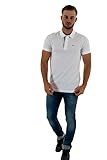 Tommy Jeans Herren Poloshirt Kurzarm TJM Slim Slim Fit, Weiß (White), M