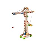 Eichhorn Constructor Kran, vielseitiges Holzspielzeug, 170...