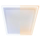 Heidenfeld Infrarotheizung HF-HP500 mit Licht | 𝟭𝟬 𝐉𝐀𝐇𝐑𝐄 𝐆𝐀𝐑𝐀𝐍𝐓𝐈𝐄 - LED Rahmen - Infrarot Deckenheizung mit Thermostat - Deutsche Qualitätsmarke - Fernbedienung (640 Watt Wechselbar)