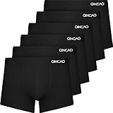 QINCAO Boxershorts Herren 6er Pack Ohne Kratzenden Zettel...