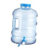 getuse Trinkbrunnen Wasserkanister 15L mit Hahn Lebensmittelqualität Große Kapazität Behälter für Camping Outdoor- 15l-blau