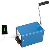 AXGCAA Handkurbelgenerator, 20 W manueller Notfall-Dynamo mit bequemem Griff, tragbarer USB-Ladegenerator mit Stützfüßen, elektrische Generatoren für den Außenbereich, für Outdoor-Camping-Überleben