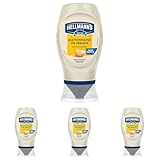 Hellmann's Mayonnaise Die Cremige besonders cremige Mayo mit Freilandeiern 250 ml (Packung mit 4)