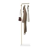 YyanLAK Kleiderständer, 170cm Kleiderstange, Freistehender Garderobenständer, Goldener Garderobenständer Kann in Fluren, Schlafzimmern, Wohnzimmern, Badezimmern