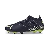 PUMA Jungen Unisex Kinder Future Z 3.4 FG/AG Jr Fußballschuh, Parisian Night Fizzy Light Pistachio, 33 EU