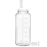 Absovetu 7,6 Litre Groß Fermentierglas mit Luftschleuse - Gärglas Fermentationsgläser Sauerteig Starter Set für Kimchi Kombucha Kefir Gemüse