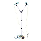 Kinder-Karaoke-Maschine, robustes, leichtes Karaoke-Singspielzeug mit 2 Mikrofonen, verstellbarer Ständer für Kinder