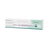 GERATHERM classic+ Fieberthermometer analog plus Aufbewahrungshülle mit Lupeneffekt/leichtes Ablesen der Messwerte/Glasfieberthermomete ohne Quecksilber und ohne Batterien/Made in Germany