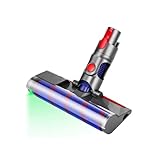Staubsauger-Hauptbürstenkopf, Kompatibel Mit Dyson, V10, V8, V7, V11, V15, Turbobürste Mit Direktantrieb Und LED-Licht