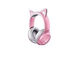 Razer Kraken Bluetooth Kitty Edition - Kabelloses Bluetooth-Gaming-Headset (Chroma-RGB, Internes Mikrofon, 40-mm-Treiber, Ohrmuschel-Bedienelemente) Quartz Pink
