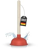 Klangfeiler® Abflussreiniger Pömpel - 140mm Saugglocke -...