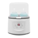 Elektrischer Baby-Milchwärmer, 6 in 1, multifunktional, Sterilisator mit LED-Anzeige, schnelles Aufheizen, für Zuhause, Krippe, Erwärmung von Milch
