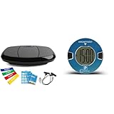 Bluefin Fitness Dual-Motor 3D Vibrationsplatte Extra Große Anti-Rutsch-Oberfläche Bluetooth Lautsprecher & ooono Park - Elektronische Parkscheibe mit Zulassung fürs Auto